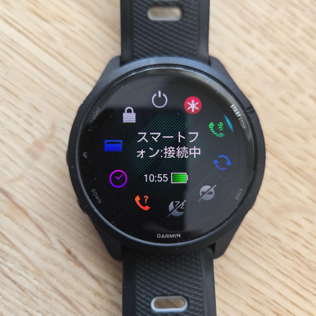 美品 Garmin Forerunner 265 ブラック（箱、備品完備）