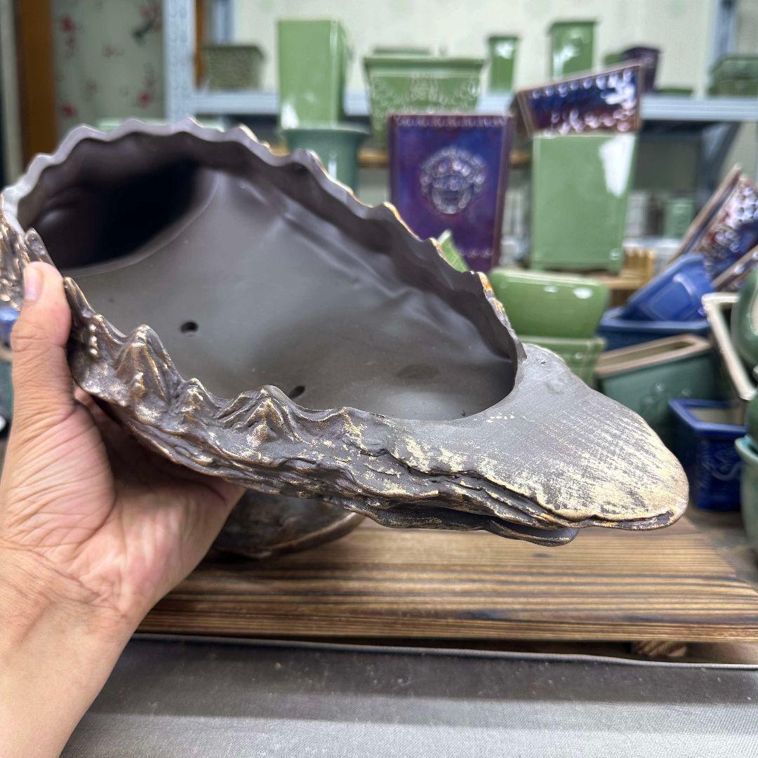 盆栽鉢 磁鉢 山野草鉢 多肉植物 植木鉢 小品大品盆栽鉢 陶器鉢置物