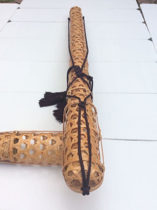 ハンドメイド竹製矢筒 矢の長さ(95〜)100cm  弓具