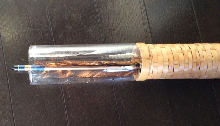 ハンドメイド竹製矢筒 矢の長さ(95〜)100cm  弓具