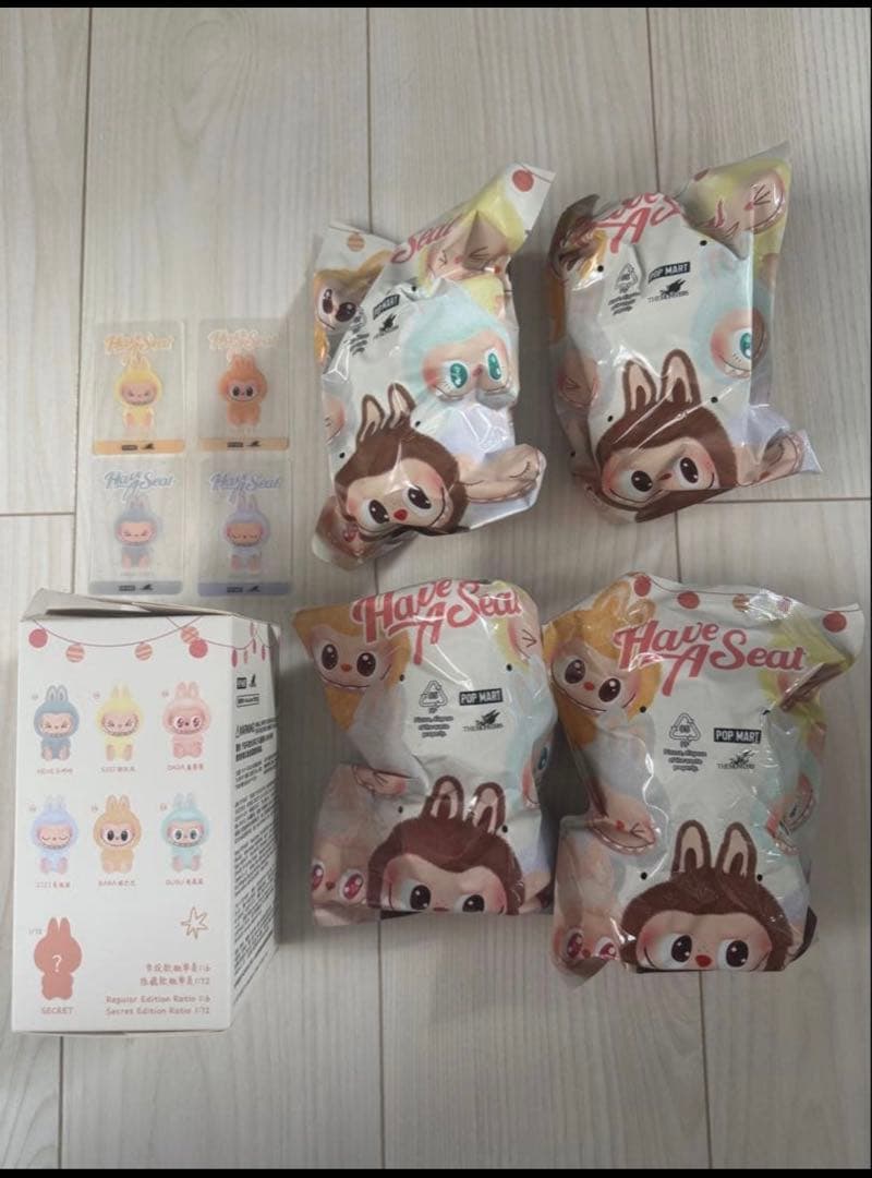 POP MART LABUBU 4個セット　袋未開封
