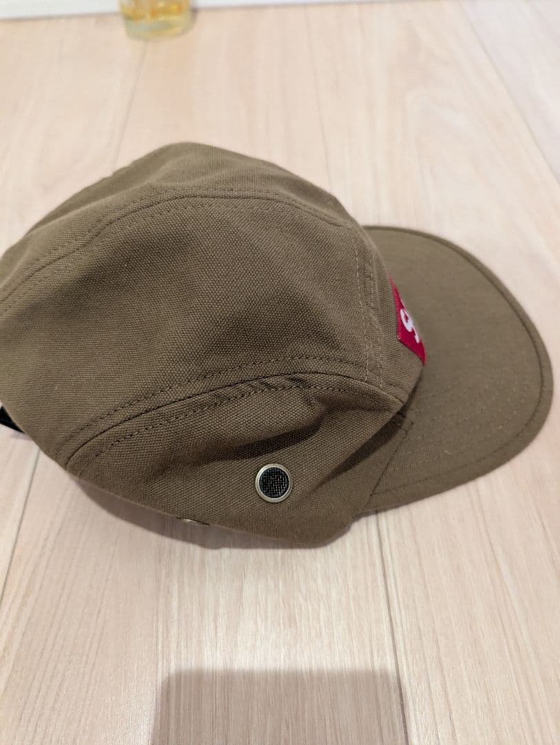 SUPREME BOXロゴ キャップ オリーブ