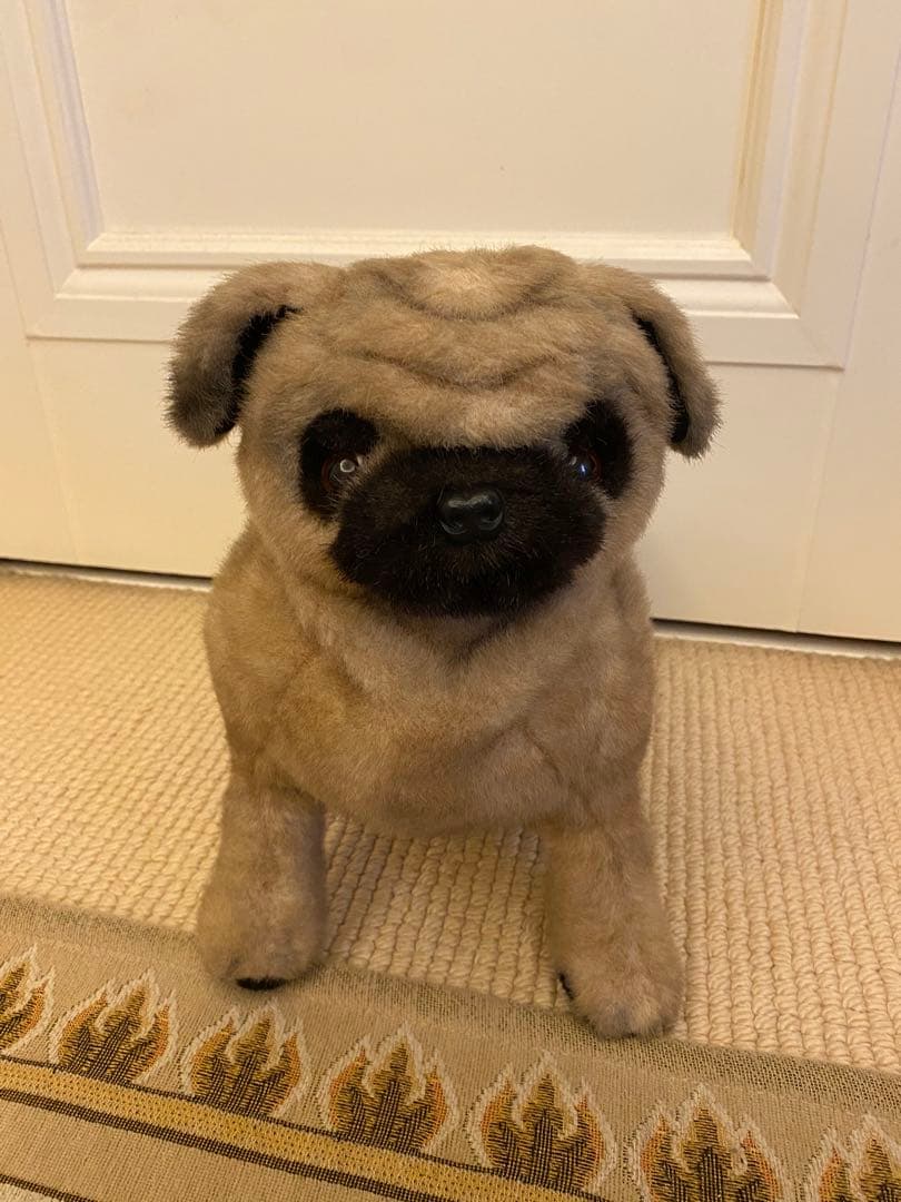 昭和レトロ　オリエンタルトーイ　パグ　ぬいぐるみ