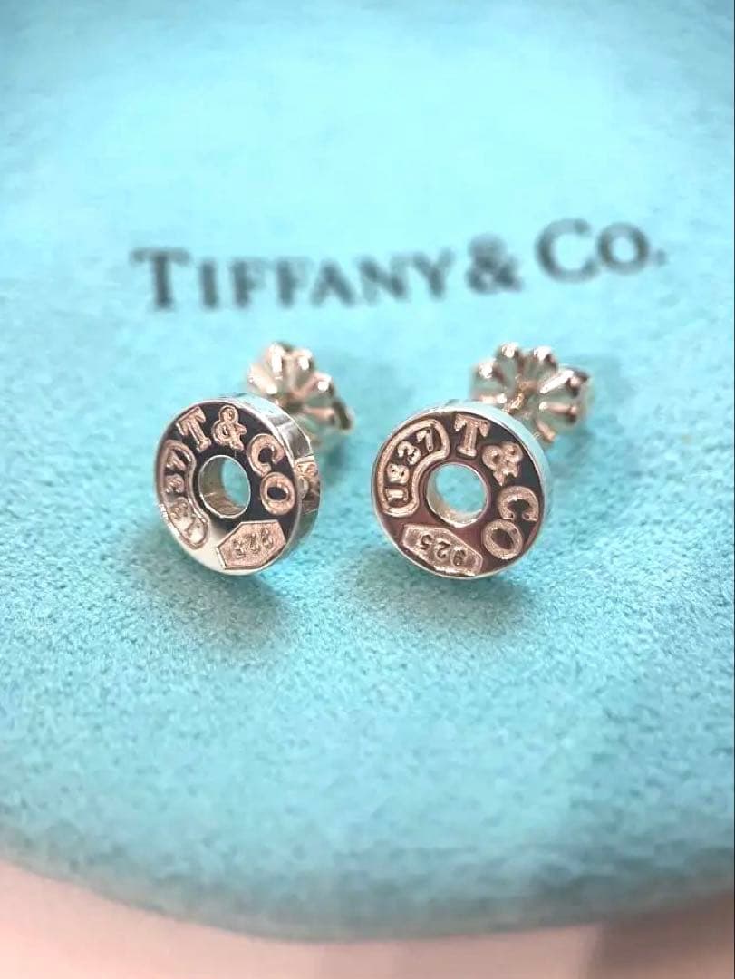 【美品】Tiffany & Co. サークルピアス