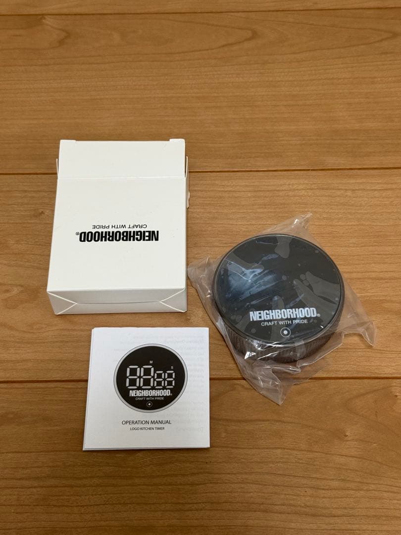 【新品未使用】NEIGHBORHOOD LOGO KITCHEN TIMER
