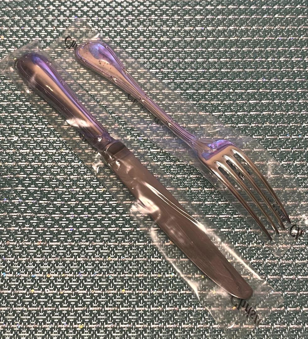 Christofle クリストフル リュバン フォーク&ナイフ 未使用・廃盤品