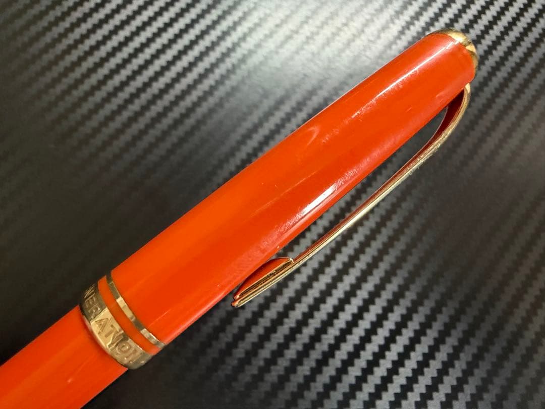 美品 モンブラン ジェネレーション オレンジ ペンシル 0.7mm