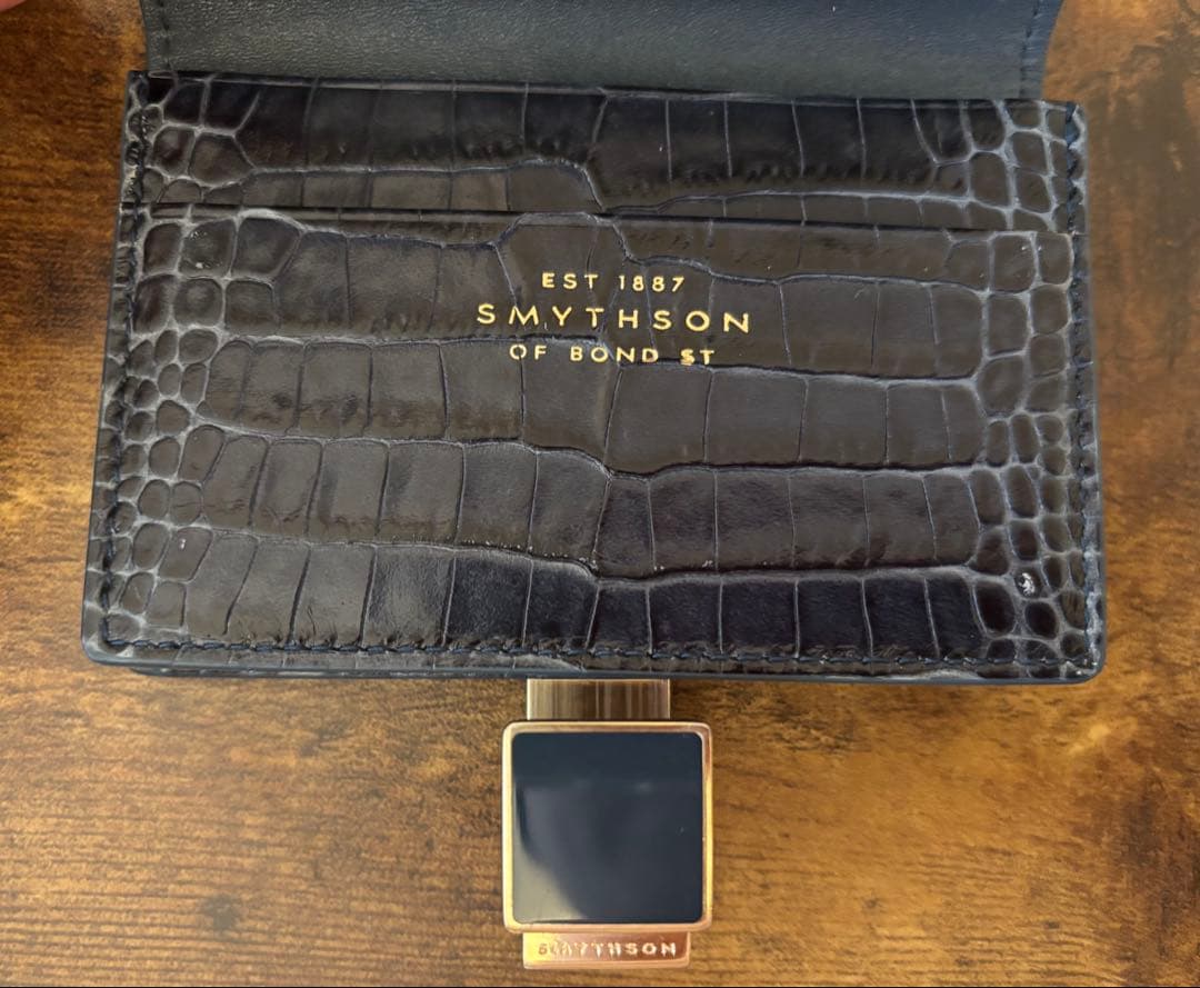 【最終価格】スマイソン　クロコダイル　名刺入れ　カードケース