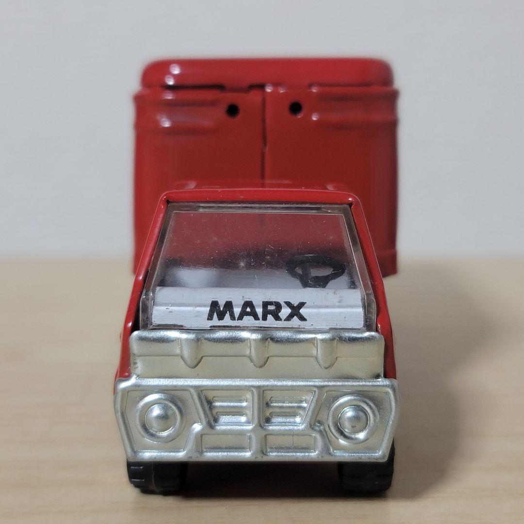 当時物 昭和レトロ ブリキ MARX 郵便トレーラートラック ヘビーゲージ箱付き