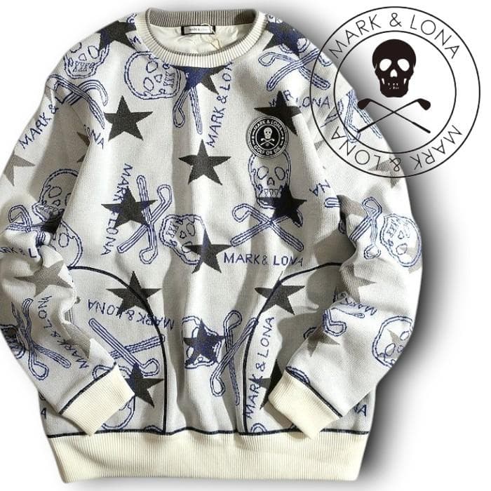 マーク＆ロナ ゴルフ スタースリンガーウィンドストッパー ニット ウェア XL