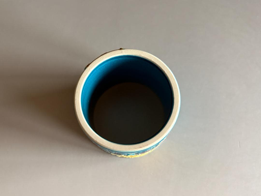 中村翠嵐　浅黄交趾蜻蛉　蓋置　茶道具