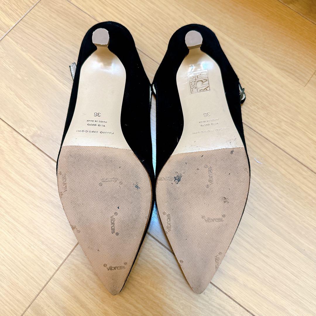 FABIO RUSCONI ファビオルスコーニ ストラップパンプス