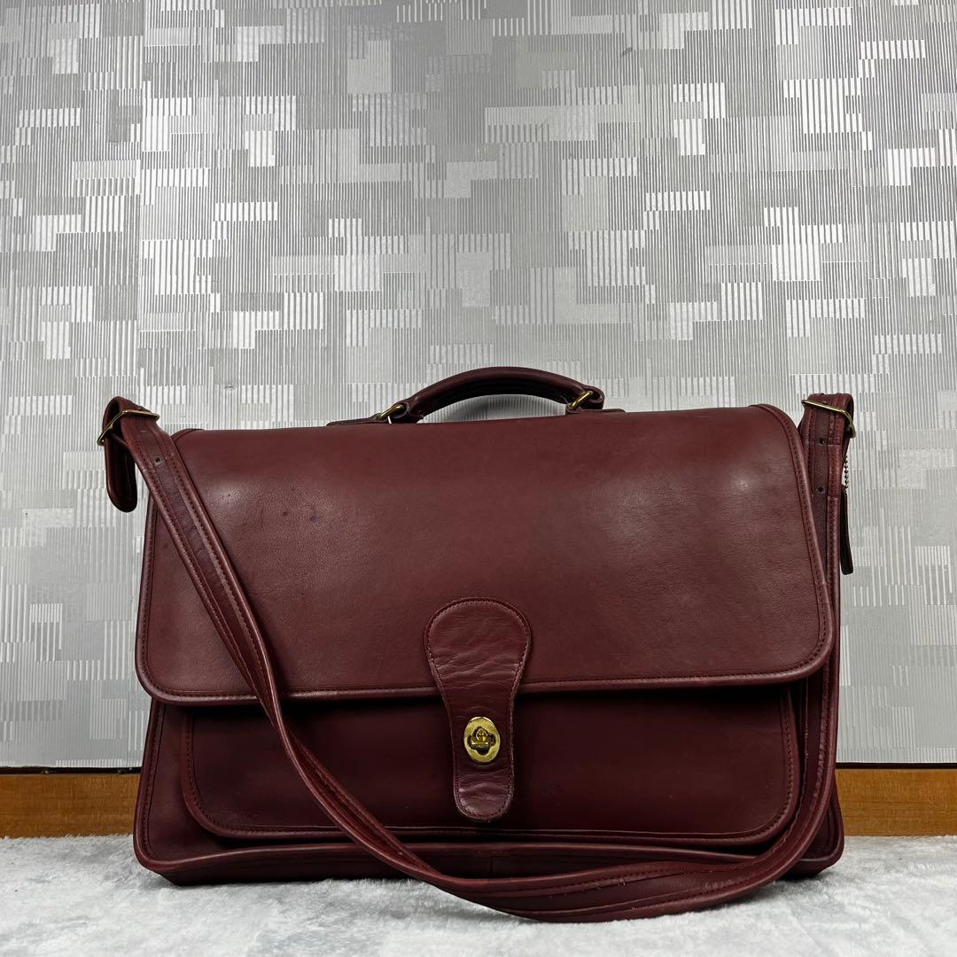 バッグ Old Coach Metropolitan Brief Bag Brown