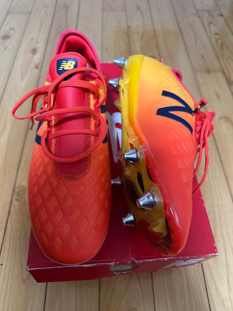 New Balance Furon V4 SG 26cm オレンジ/イエロー