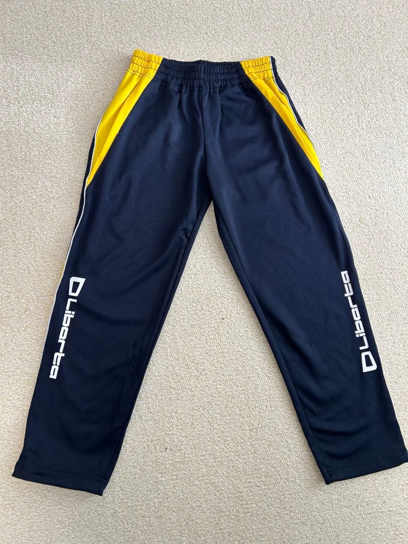 【美品】Liberta ジャージ イエロー/ネイビー セットアップ 145cm