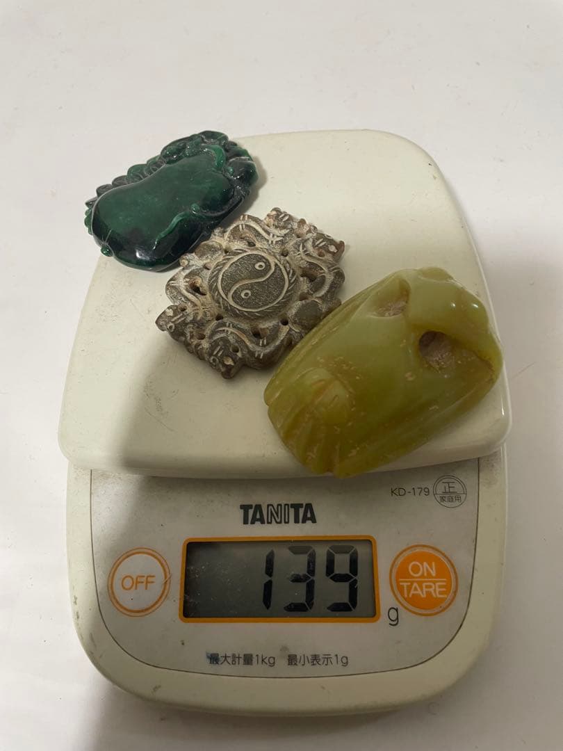玉石彫刻　3点セット