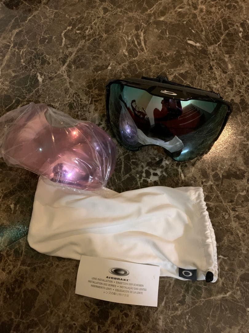 Oakley プリズムレンズ最高級ゴーグル プリズム替えレンズあり　Ｌサイズ