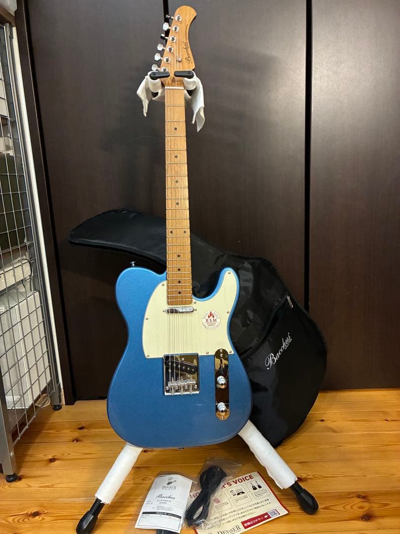 ステンレスフレッド テレキャスター タイプ　バッカスBTE-1DX RSM/M