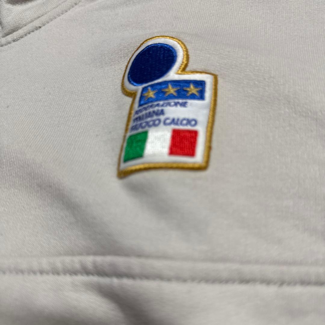 98 イタリア代表　選手用ハーフジップトップ　L