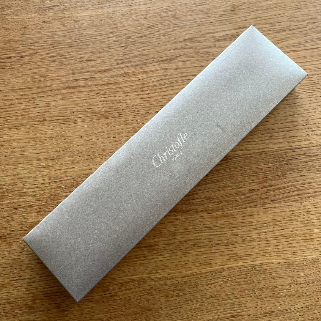 【新品未使用】 クリストフル 箸 ブラック シルバー