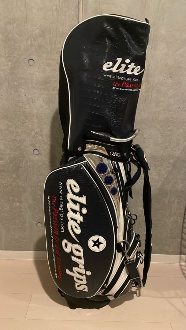 elite grips キャディバッグ ネイビー
