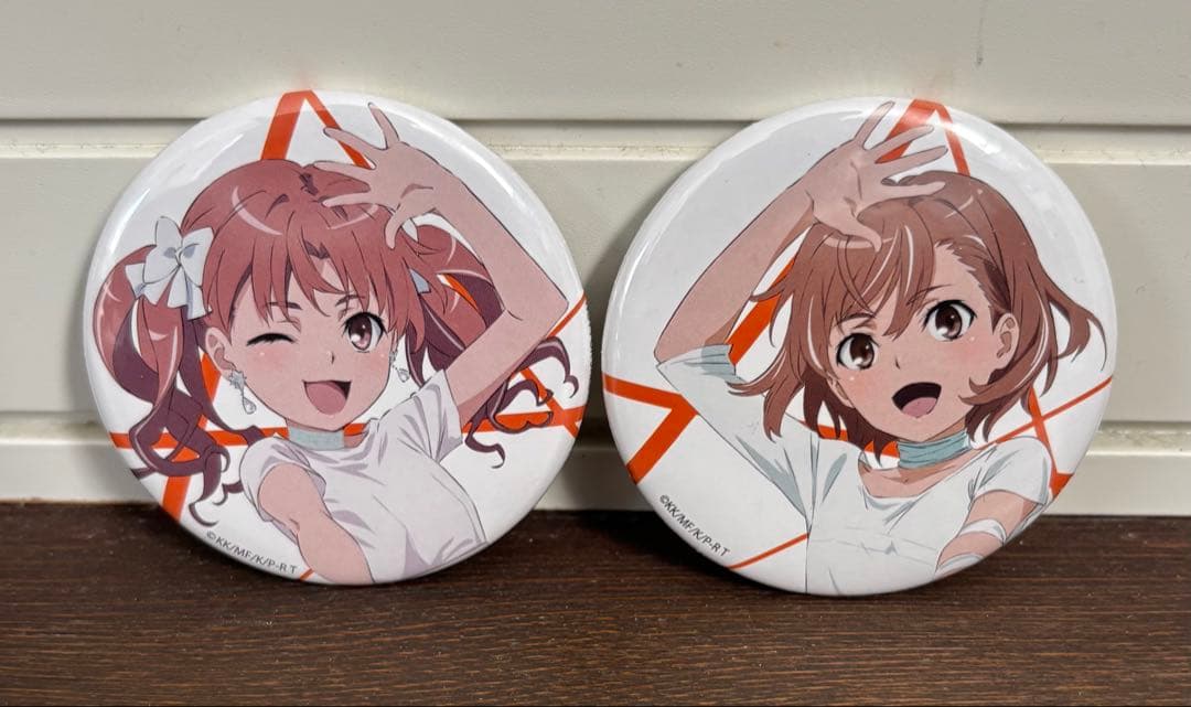 とある科学の超音楽集 ゲーマーズ特典 缶バッジ 2個セット 御坂美琴 白井黒子