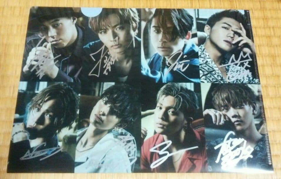 FANTASTICS 直筆サイン クリアファイル 堀夏喜 中島颯太 八木勇征