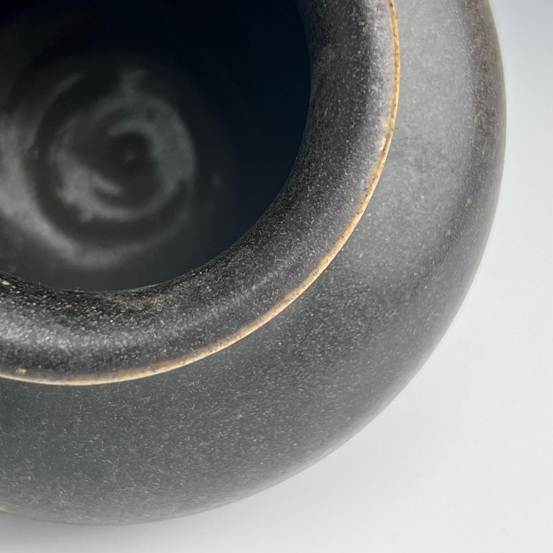 唐黒彩三足香炉 初唐盛 唐三彩 唐物 古玩 中国美術 811b