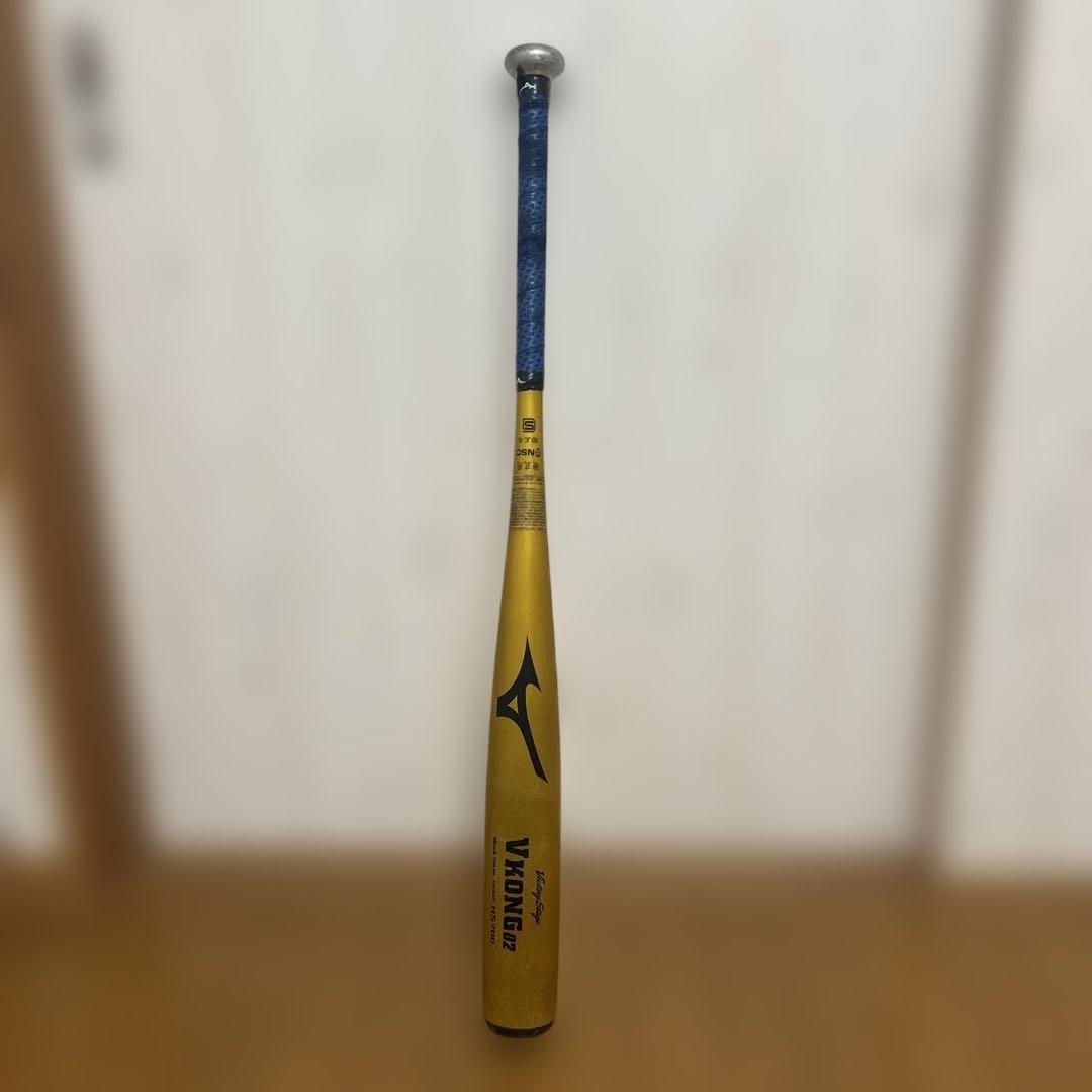 【中学硬式に最適】ミズノ一般硬式用金属バット Vコング02　83cm