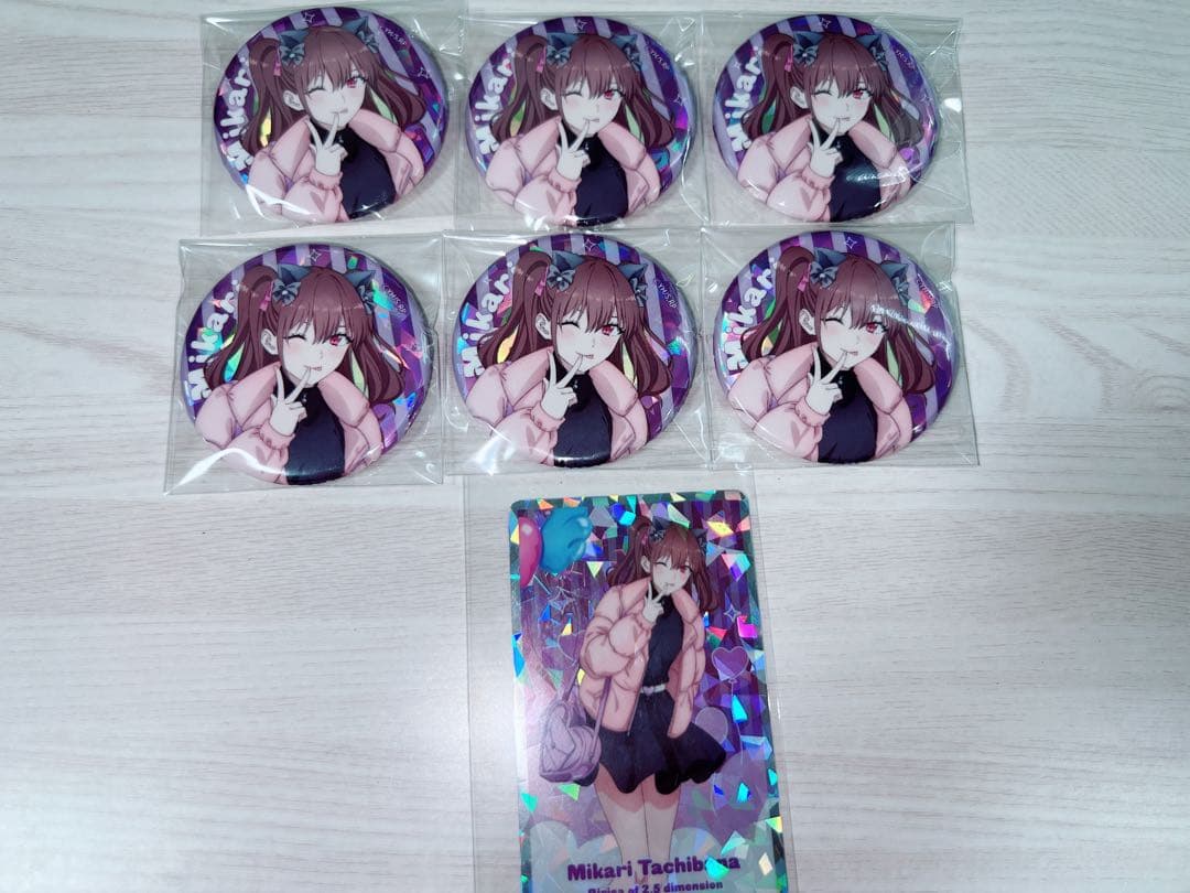 にごリリ　2.5次元の誘惑　橘美花莉　缶バッジ