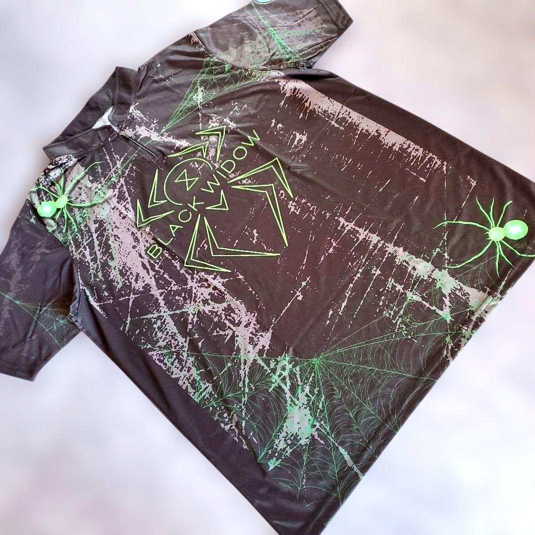 ✨新品✨ボウリングウェア　日本サイズXL　ブラックウィドー　ブラック　ハンマー