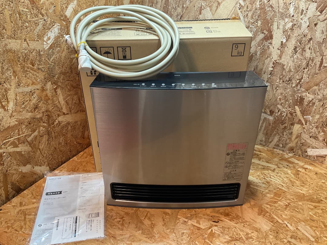 美品 ノーリツ ガスファンヒーター GFH-4006D-PS ホース付 都市ガス