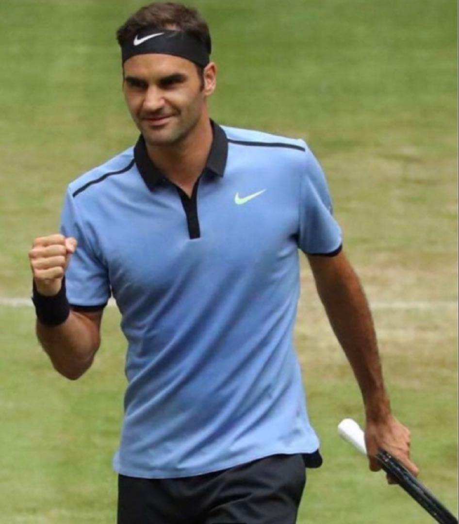 レア 貴重アイテム NIKE ロジャー・フェデラー選手着用モデル RFポロシャツ