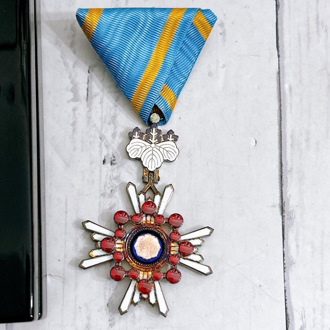 B*i様 美品！瑞宝双光章 ケース付き 勲章 徽章 褒章 バッジ 希少！