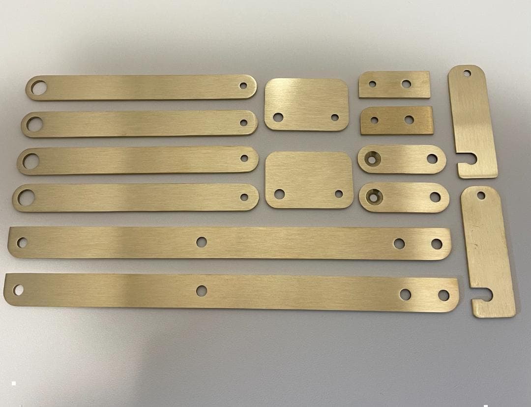 【GUTARA】カーミットチェア用 真鍮金具 ×2セット