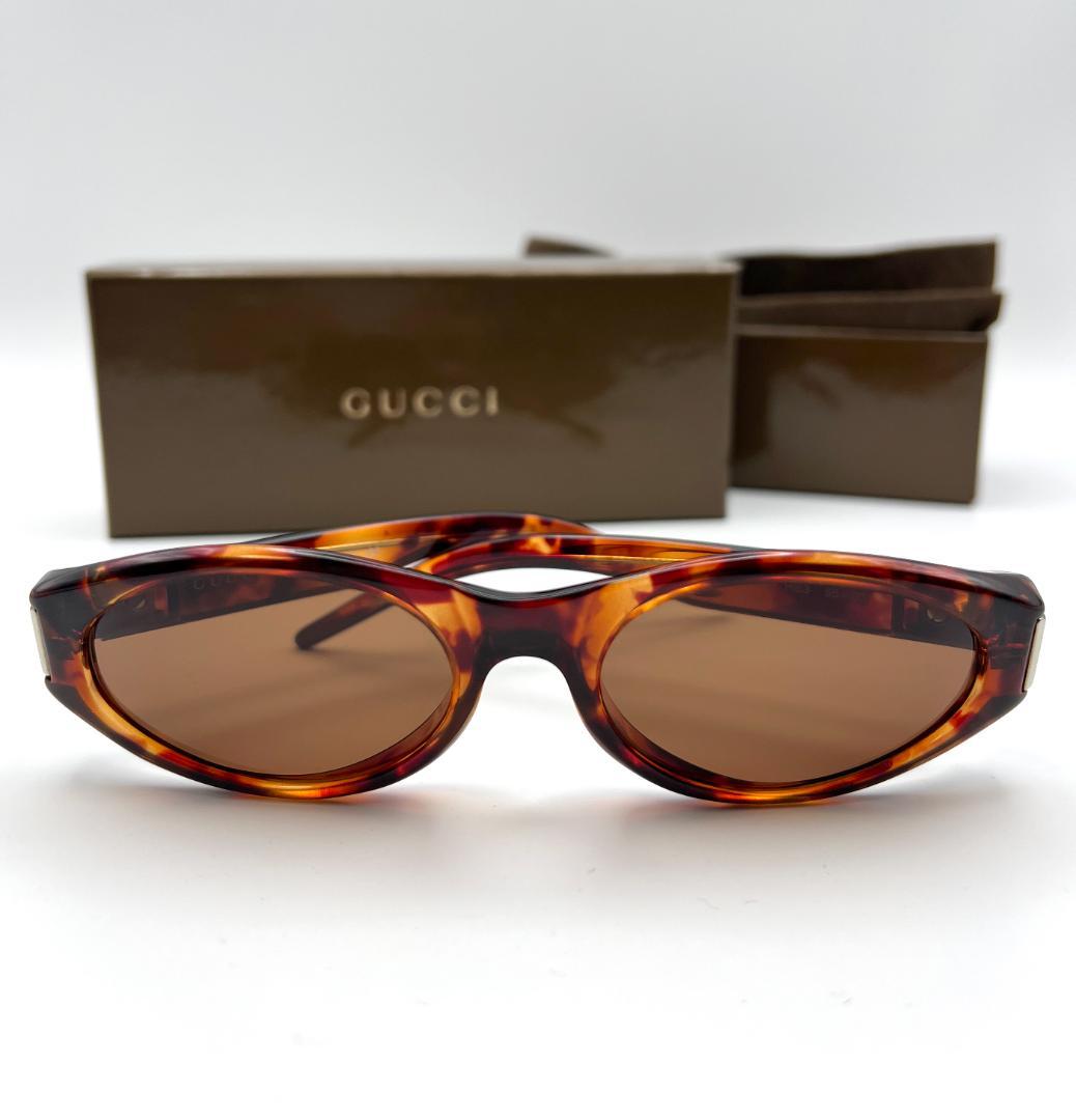 美品 GUCCI サングラス べっ甲柄 135 GG2411/S