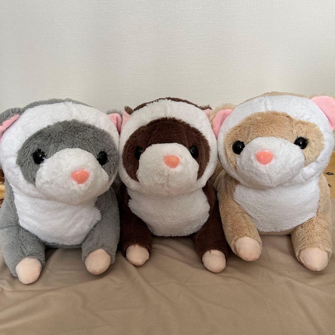 くったりろんぐフェレットナチュラルウルトラBIG3体セット　週末値下げ