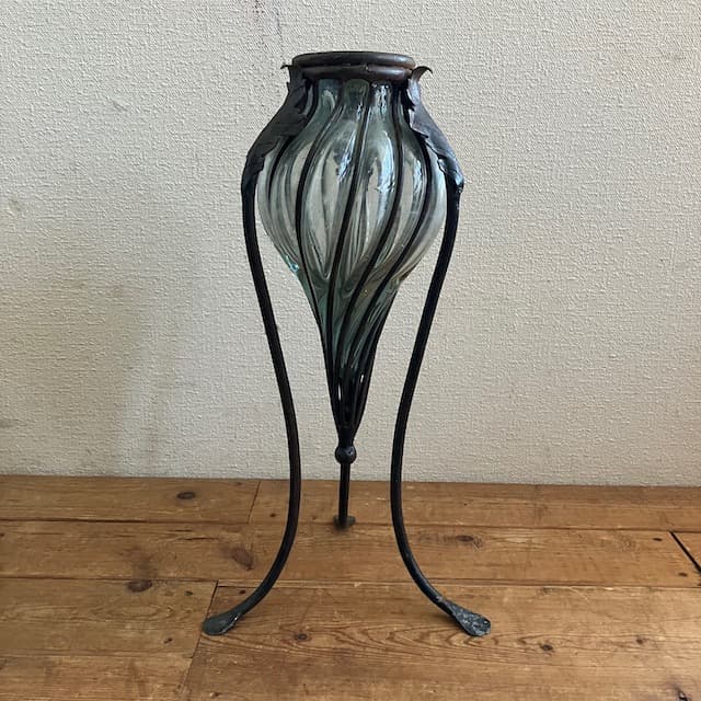 アンティーク 葉山家具 葉山ガーデン ツイスト フラワーベース 花瓶 イタリア製