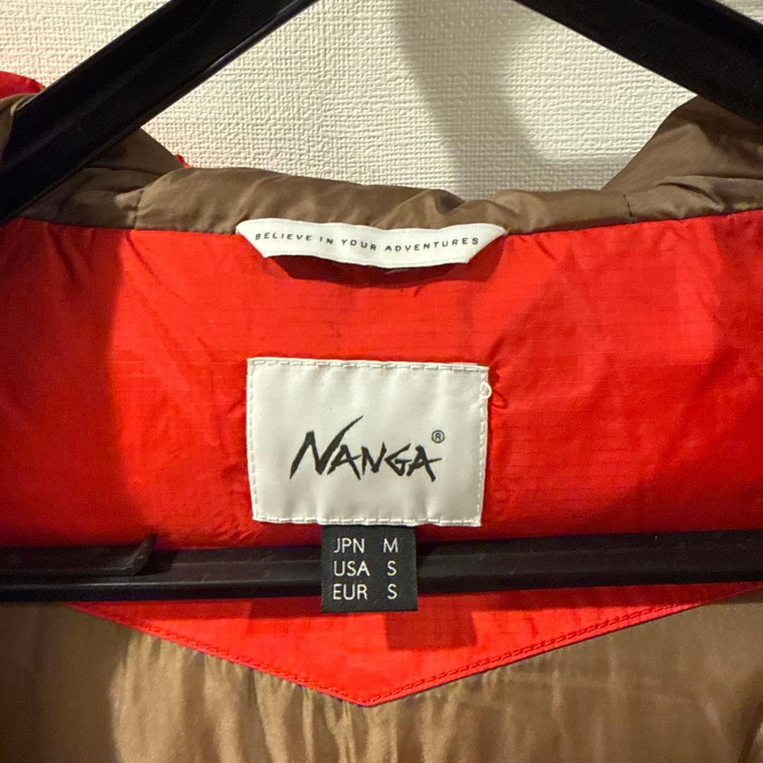 ふくなすNANGA オーロラテックス　フード付きダウンジャケット M