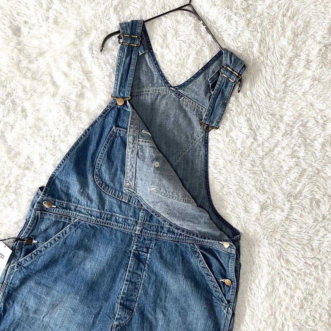 新品未使用 Lee リー デニム サロペット オーバーオール ユーズド加工 XL