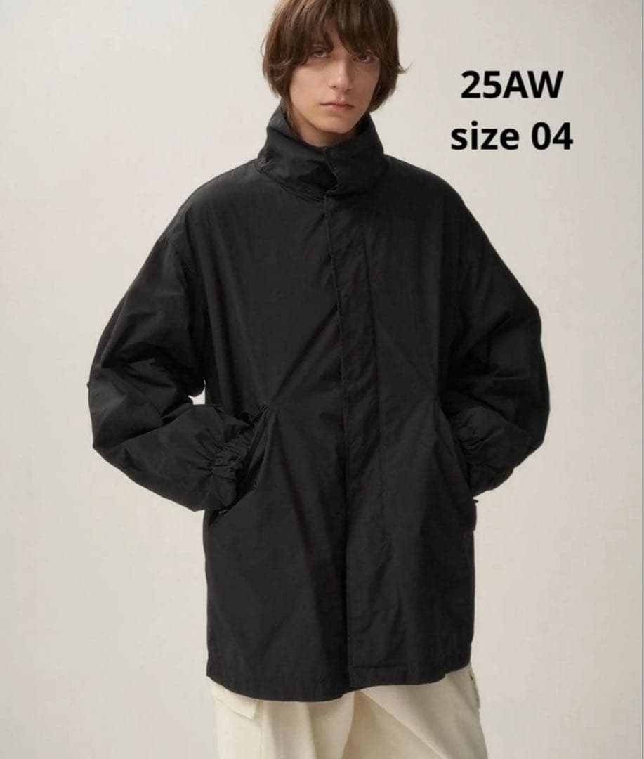 新品 25AW ATON 定番AIR WEATHER ショートモッズコート 04