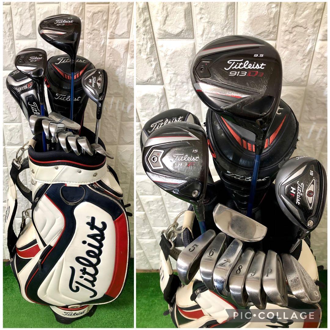 初心者おすすめ☆メンズ ゴルフクラブセット☆タイトリスト☆キャディバッグ付