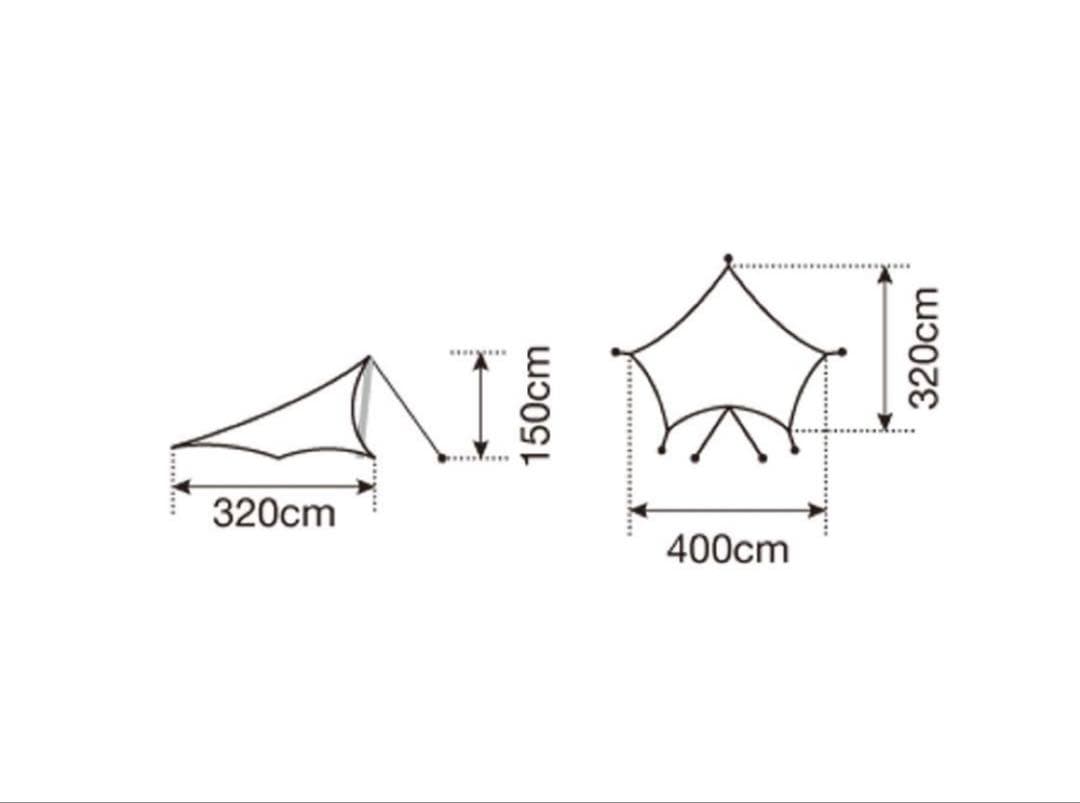  peak ライトタープペンタシールド　STP-381