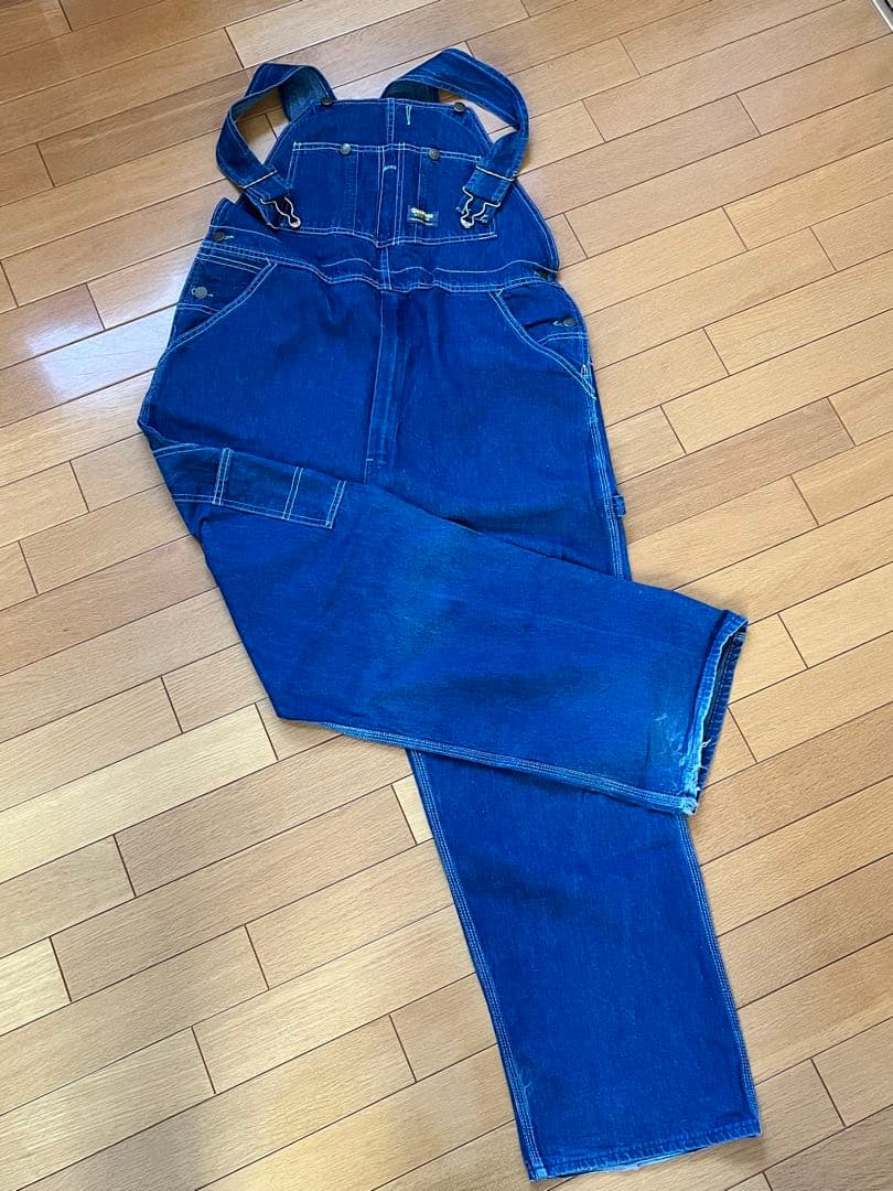 OshKosh ダークブルー デニムオーバーオール