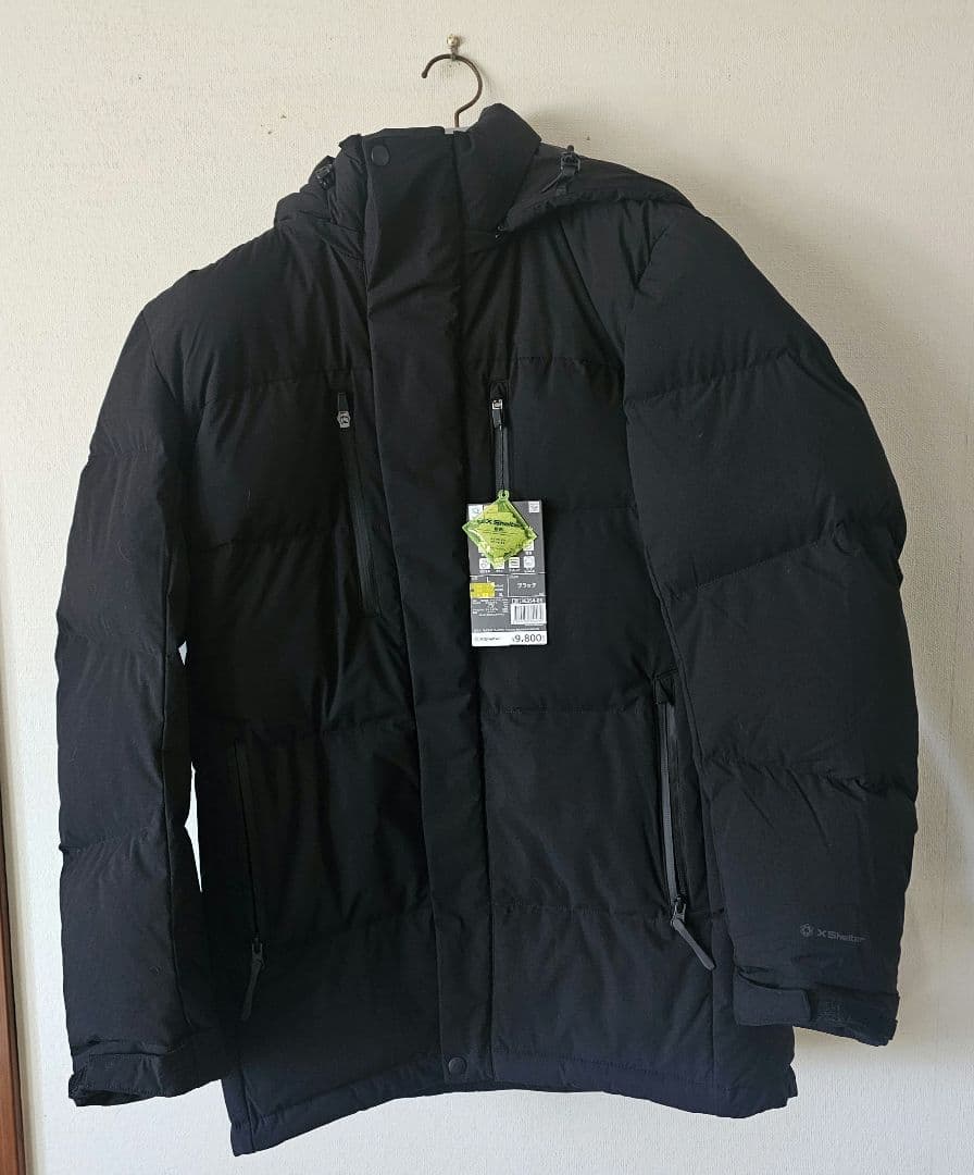 エックスシェルター　断熱αプレミアムギガパフダウンコート　黒 L 新品