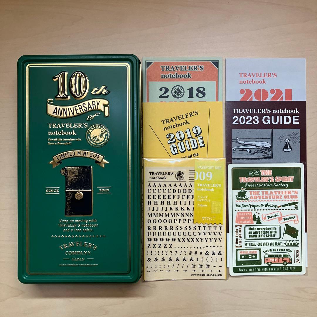 トラベラーズノート【10周年缶・2026年下敷など】