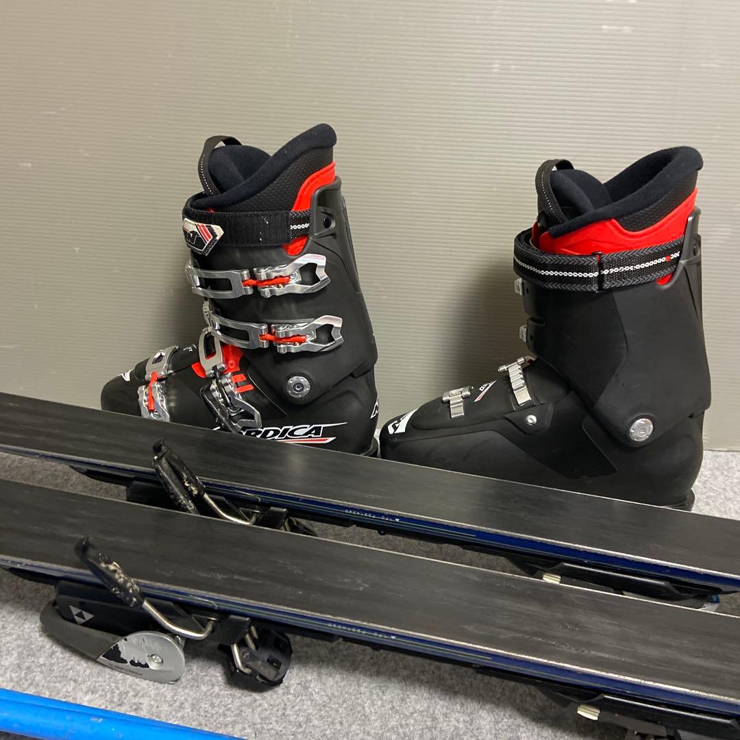 ★メンテナンス済　大人スキーセット板170cm ブーツ28〜28.5cm