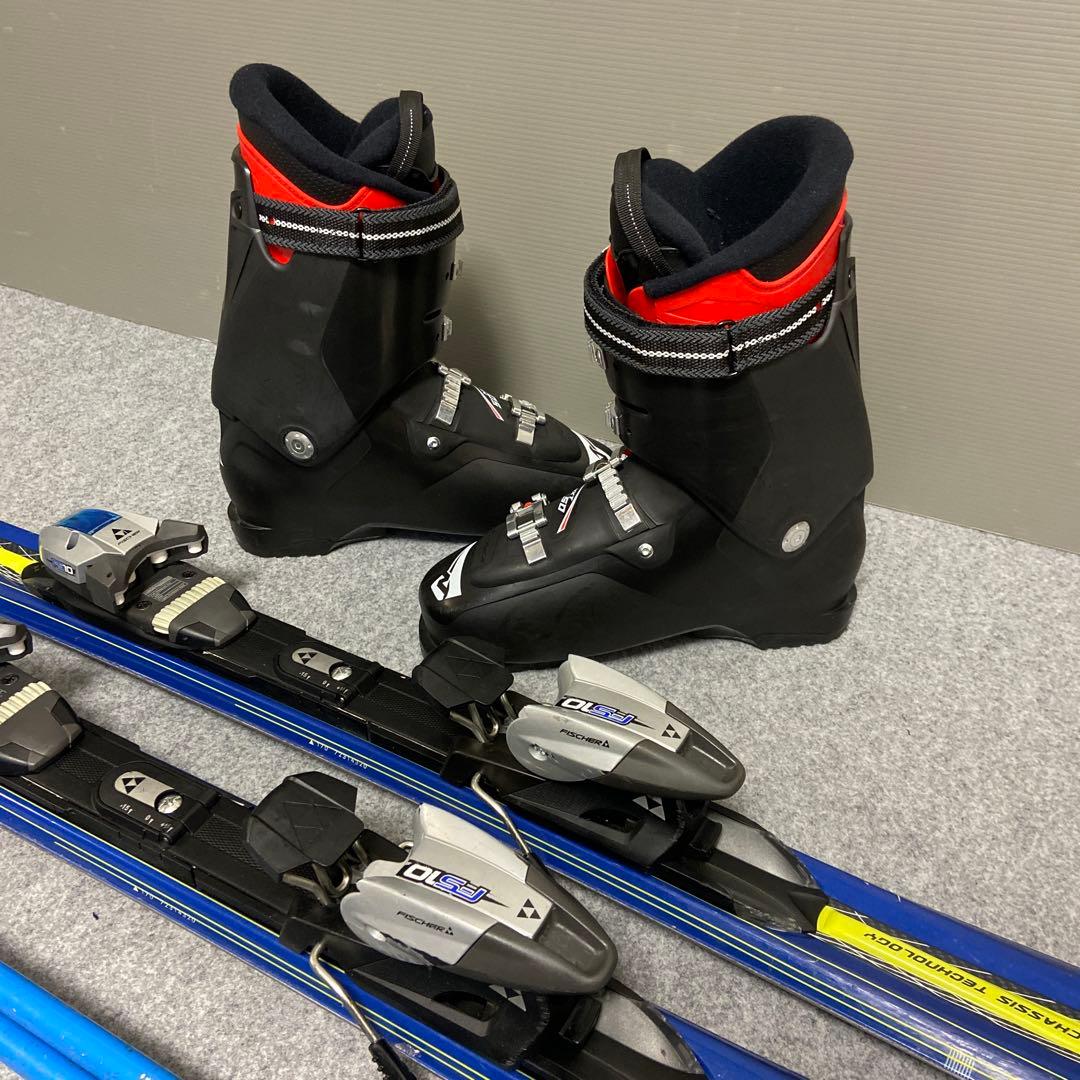 ★メンテナンス済　大人スキーセット板170cm ブーツ28〜28.5cm