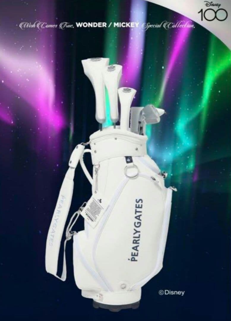 希少★PEARLY GATES＆ミッキー ディズニーコラボ　キャディバッグ
