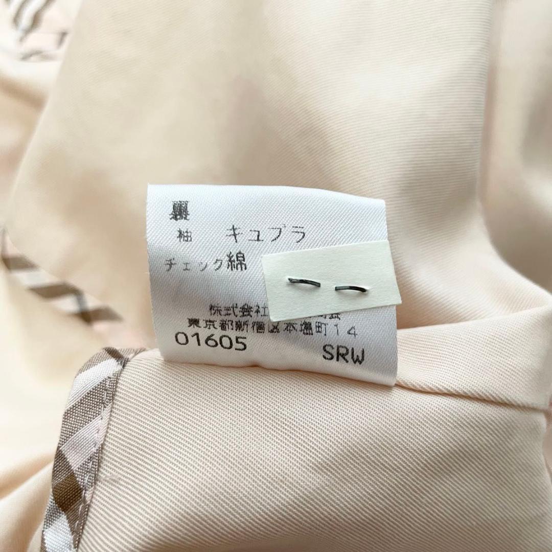 SSR希少 バーバリーズ　ブルゾン　ライトアウター　ピンク　ノバチェック　L